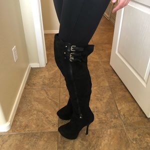 BeBe thigh high platform boots